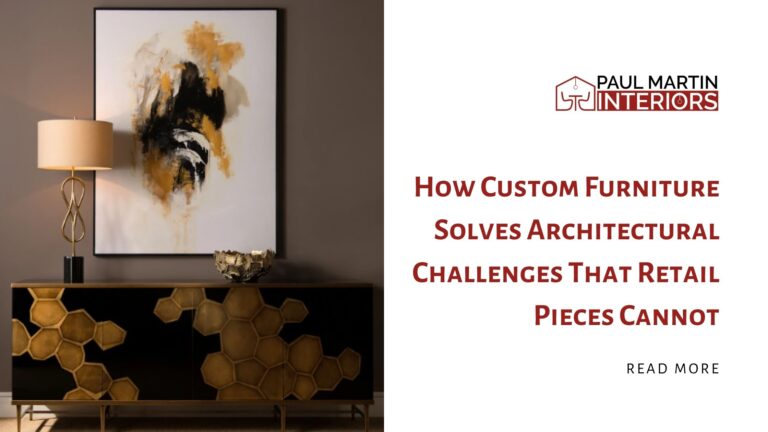 A storage cabinet with the business logo, blog title, and read more option.